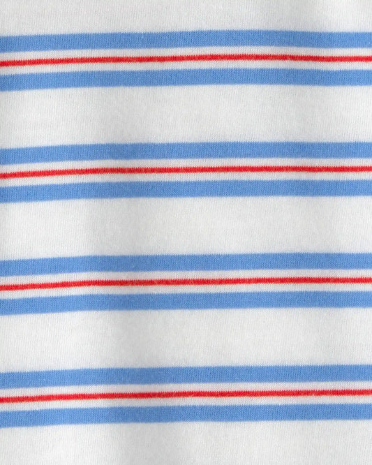 Baby Striped T-Shirt - Red/White/Blue
