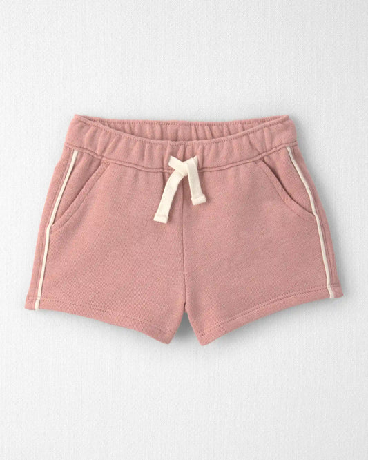 Baby Girl 2-Piece Organic Cotton French Terry Pullover & Short Set