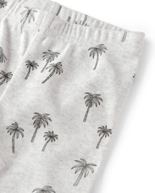 Baby 2-Piece Organic Cotton Pajamas in Palm Trees