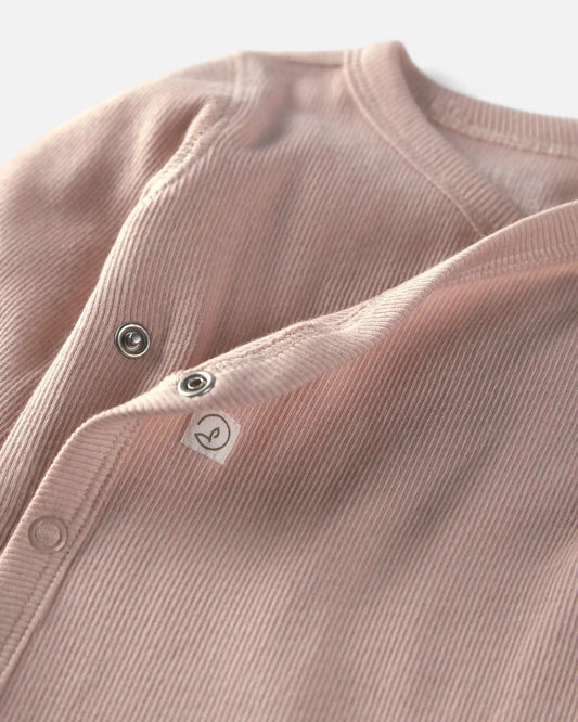Baby Girl Organic Cotton Rib Bodysuit