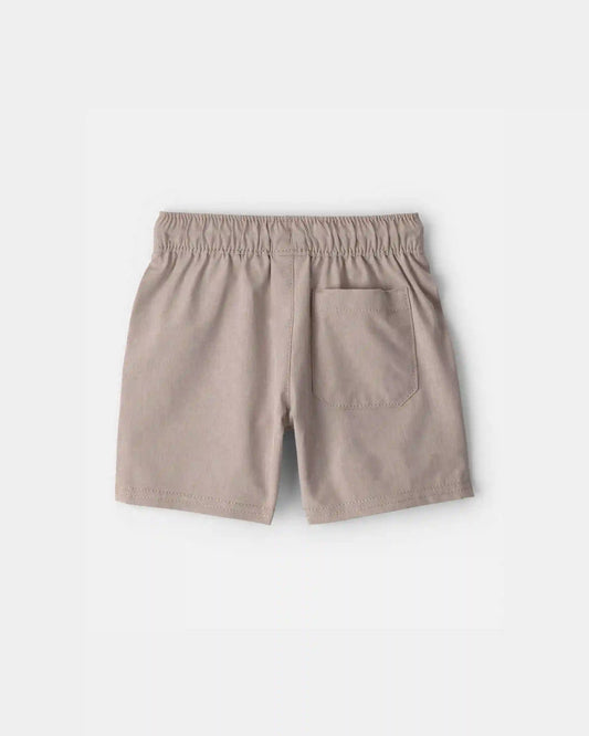 Baby Boy Woven Pocket Shorts - Taupe