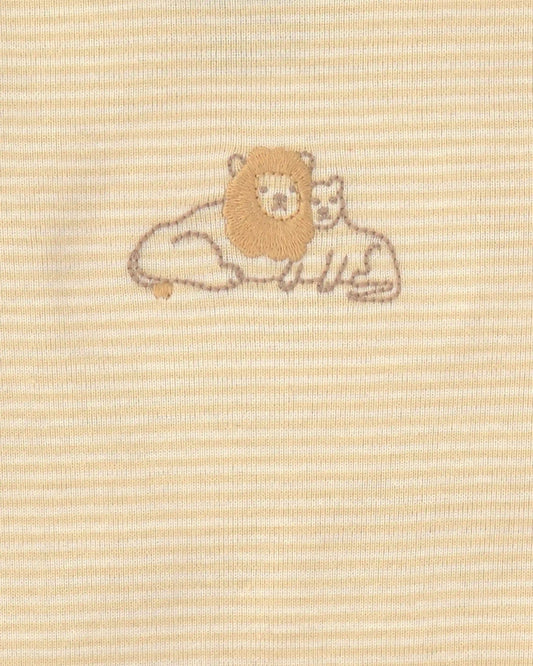 Baby 3-Piece Lion Bodysuit & Pant Set - Yellow/Ivory