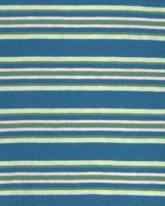 Baby Boy Striped Short-Sleeve T-Shirt - Blue/Green
