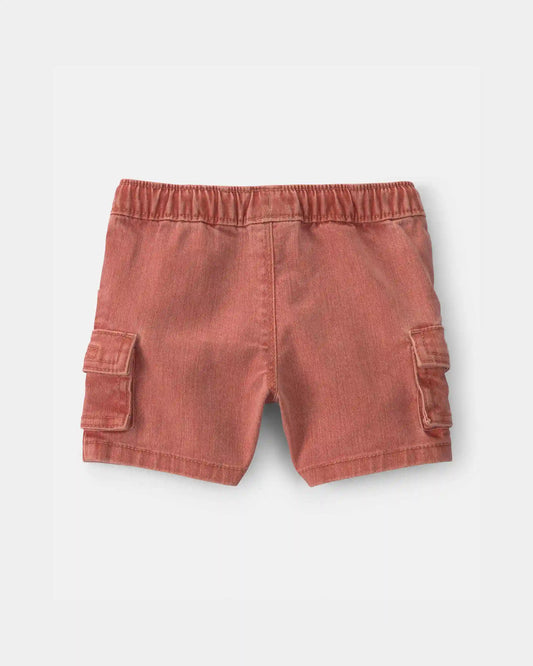 Baby Boy Cargo Pocket Shorts - Brown