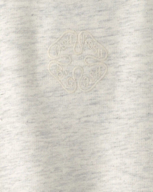 Baby OshKosh Logo French Terry Pullover Sweatshirt - Grey