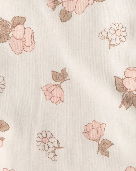 Baby Girl 4-Pack Floral Burp Cloths