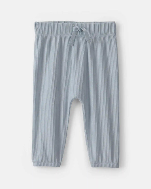 Baby 4-Piece Whale Long-Sleeve Bodysuit & Pant Set - Blue/Ivory