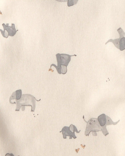 Baby 4-Pack Elephant Burp Cloths
