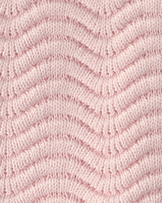 Baby Girl Sweater Knit Tank Top - Pink