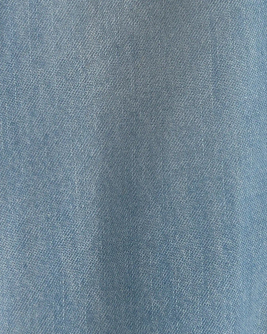 Baby Boy Denim Button-Down Bodysuit - Medium Wash