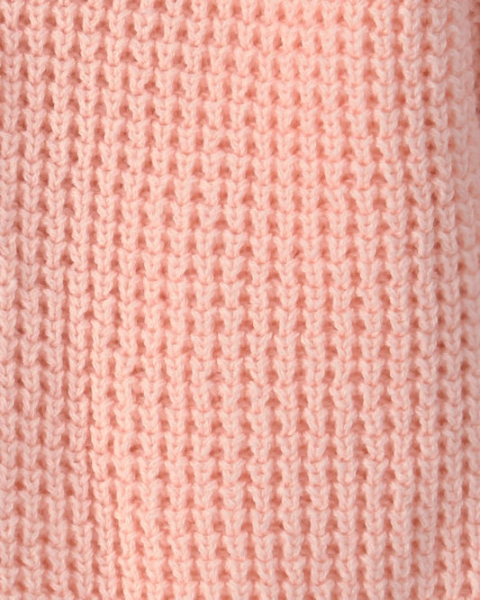 Baby Girl Bear Ears Hooded Sweater - Orange