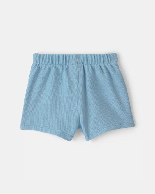 Baby Boy Drawstring Shorts - Blue