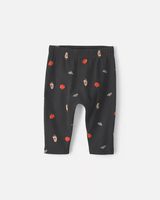Baby 2-Piece Halloween Long-Sleeve Top & Pant Set - Black