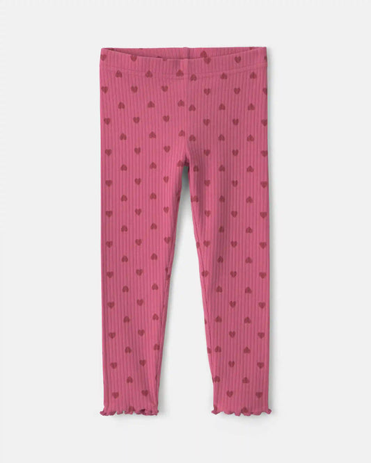 Baby Girl 2-Piece 'Love' Fleece Long-Sleeve Top & Pant Set - Pink