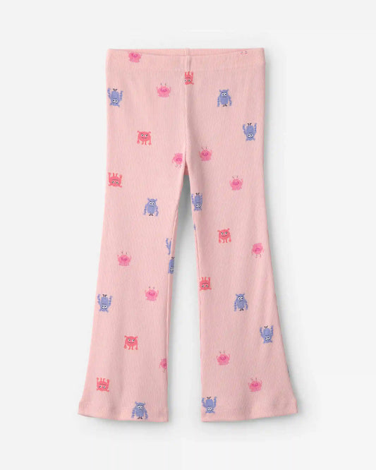 Baby Girl 2-Piece Monster Fleece Hoodie & Pant Set - Pink