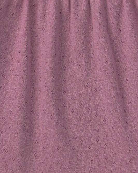 Baby Girl Long-Sleeve Fashion Bodysuit - Purple