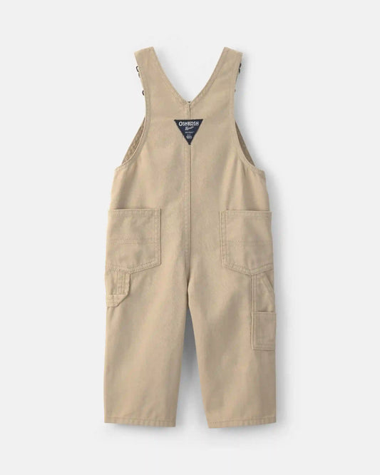 Baby Train Overalls - Khaki