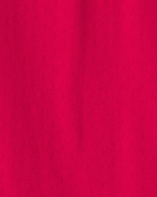 Baby Girl Long-Sleeve Bodysuit - Red
