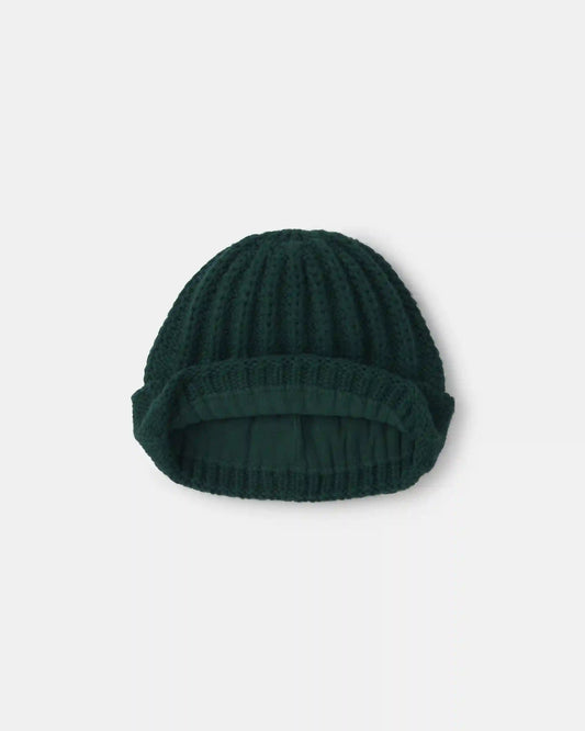 Baby Boy Ribbed Beanie - Green