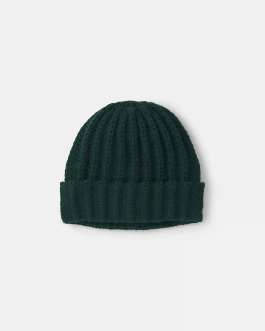 Baby Boy Ribbed Beanie - Green