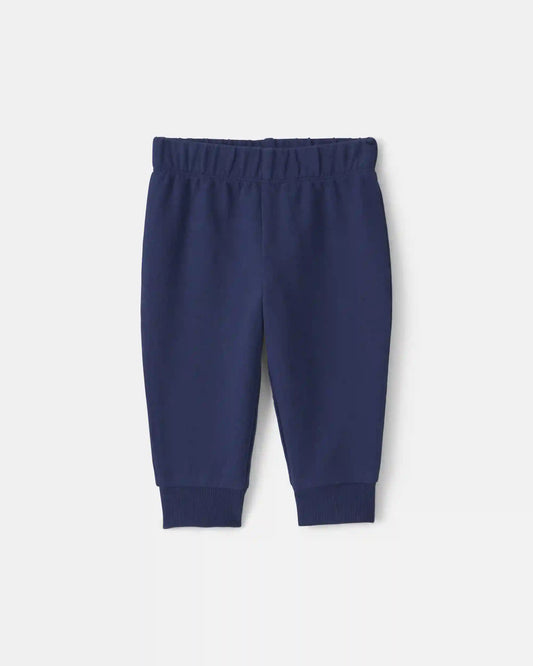 Baby Boy 3-Piece Bear Sports French Terry Layering Set - Navy