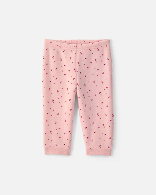 Baby Girl 3-Piece Heart Hooded Layering Set - Pink
