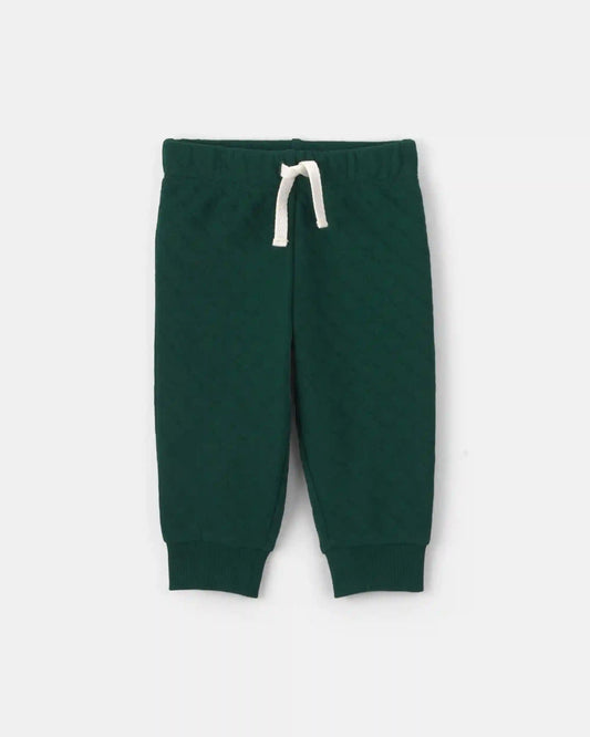 Baby Boy 2-Piece Woodland Long-Sleeve Bodysuit & Pant Set - Green/Cream