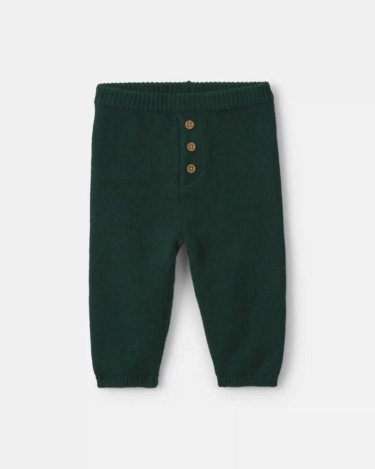 Baby Boy 2-Piece Gingerbread Long-Sleeve Top & Pant Set - Green