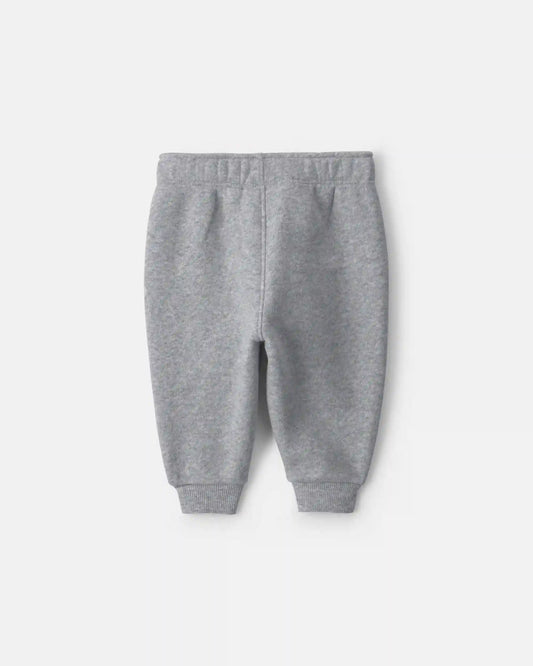 Baby Boy Fleece Pants - Grey