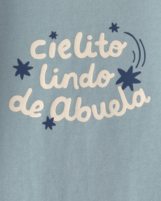 Baby 'Cielito Lindo De Abuela' Long-Sleeve Graphic Bodysuit - Blue