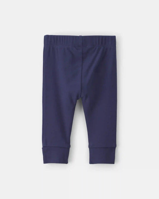 Baby Boy 2-Pack Cotton Pull-On Pants - Navy Blue