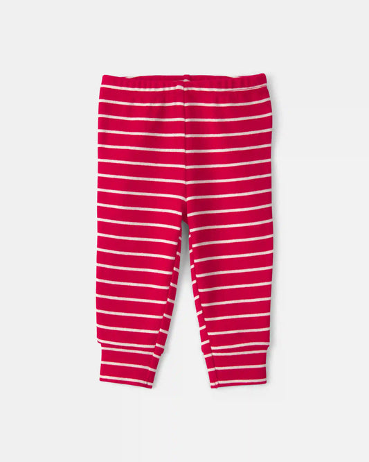 Baby Boy 3-Piece Gingerbread Long-Sleeve Bodysuit & Pant Set - Red/Cream