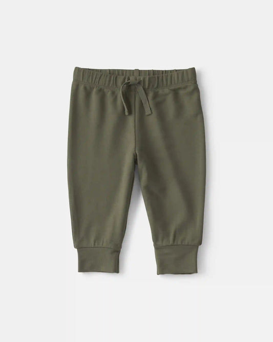Baby Boy 2-Piece PurelySoft™ Hoodie Layering Set - Olive Green