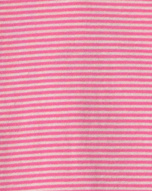 Baby Girl 4-Piece Pets 100% Cotton Snug Fit Pajama Set - Pink/Cream