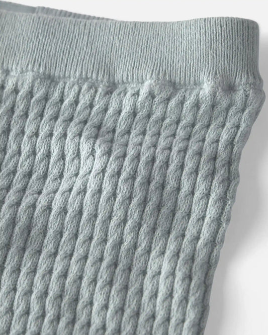 Baby 2-Piece Organic Cotton Cable Sweater Knit Top & Pant Set