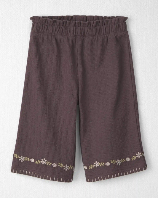 Baby Girl 2-Piece Organic Cotton Smocked Top & Pant Set
