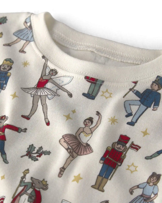 Baby 2-Piece Organic Cotton Pajamas in Nutcracker