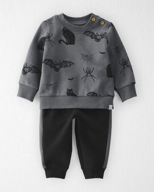 Baby 2-Piece Fleece Top & Pant Set Made with Organic Cotton