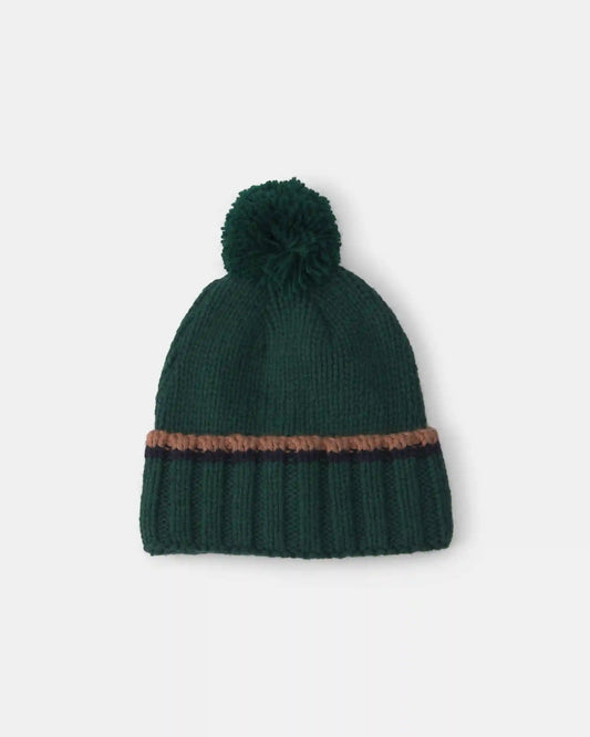 Baby Boy Pom Beanie - Green