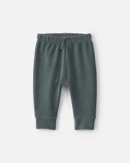 Baby Boy 3-Piece Dog Long-Sleeve Top & Pant Set - Green/Grey