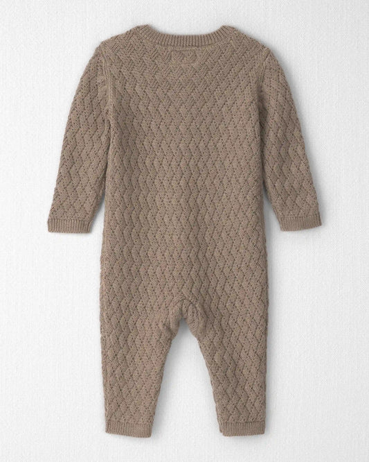 Baby Organic Cotton Sweater Knit Jumpsuit