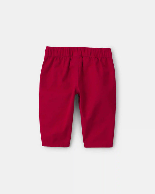Baby Barrel Pants - Red