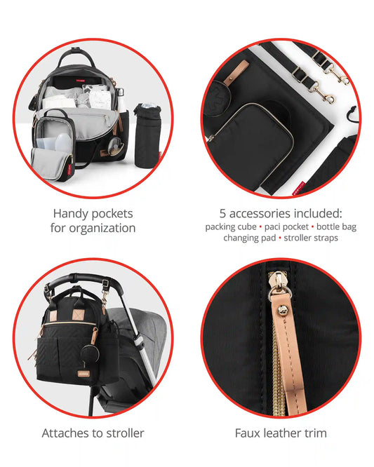Suite by Skip Hop 6-in-1 Diaper Backpack Set