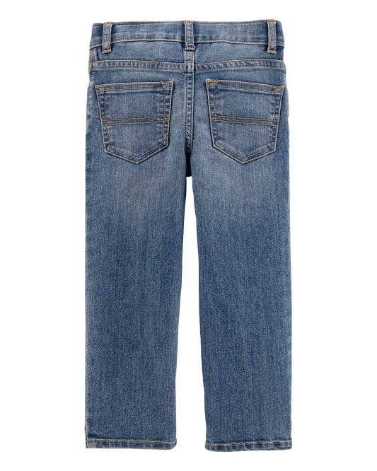 Toddler Neutral Medium Wash Straight-Leg Jeans