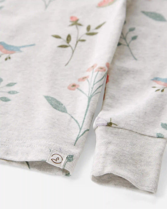 Toddler Girl Organic Cotton Pajamas Set
