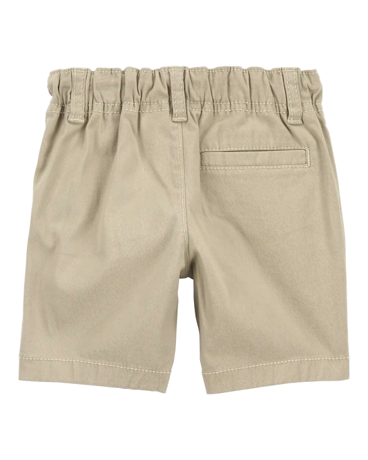 Baby Boy Stretch Chino Shorts - Khaki