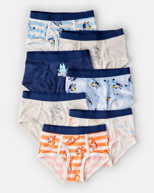 Toddler Boy 7-Pack Bluey™ Cotton Briefs Underwear