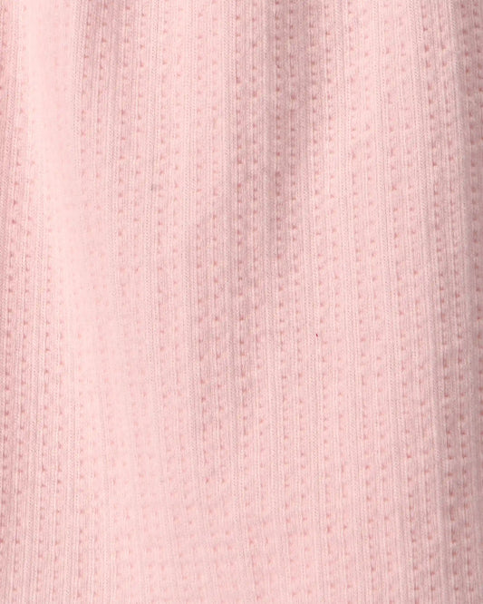 Toddler Girl Flutter-Sleeve Seersucker Top - Pink