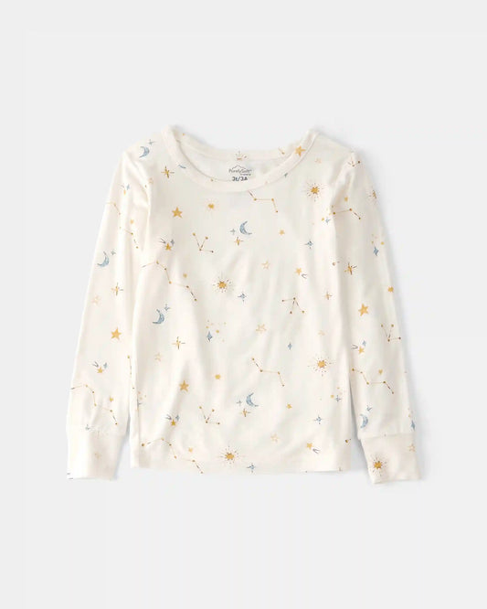 Toddler Constellation PurelySoft 2-Piece Pajama Set - Cream