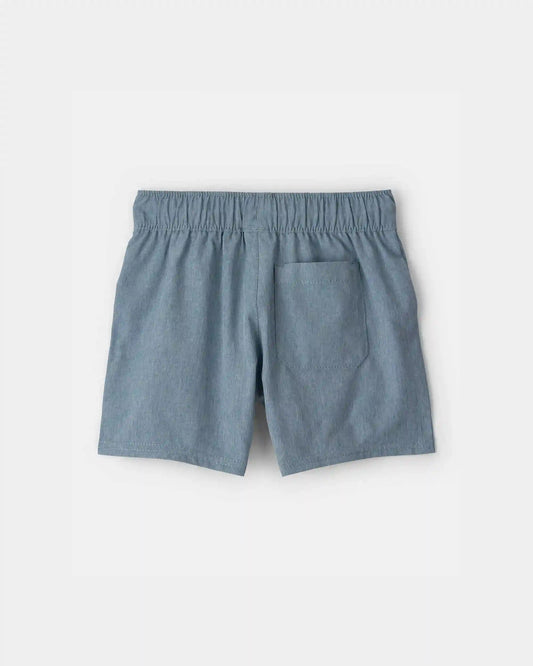 Toddler Boy Woven Pocket Shorts - Blue